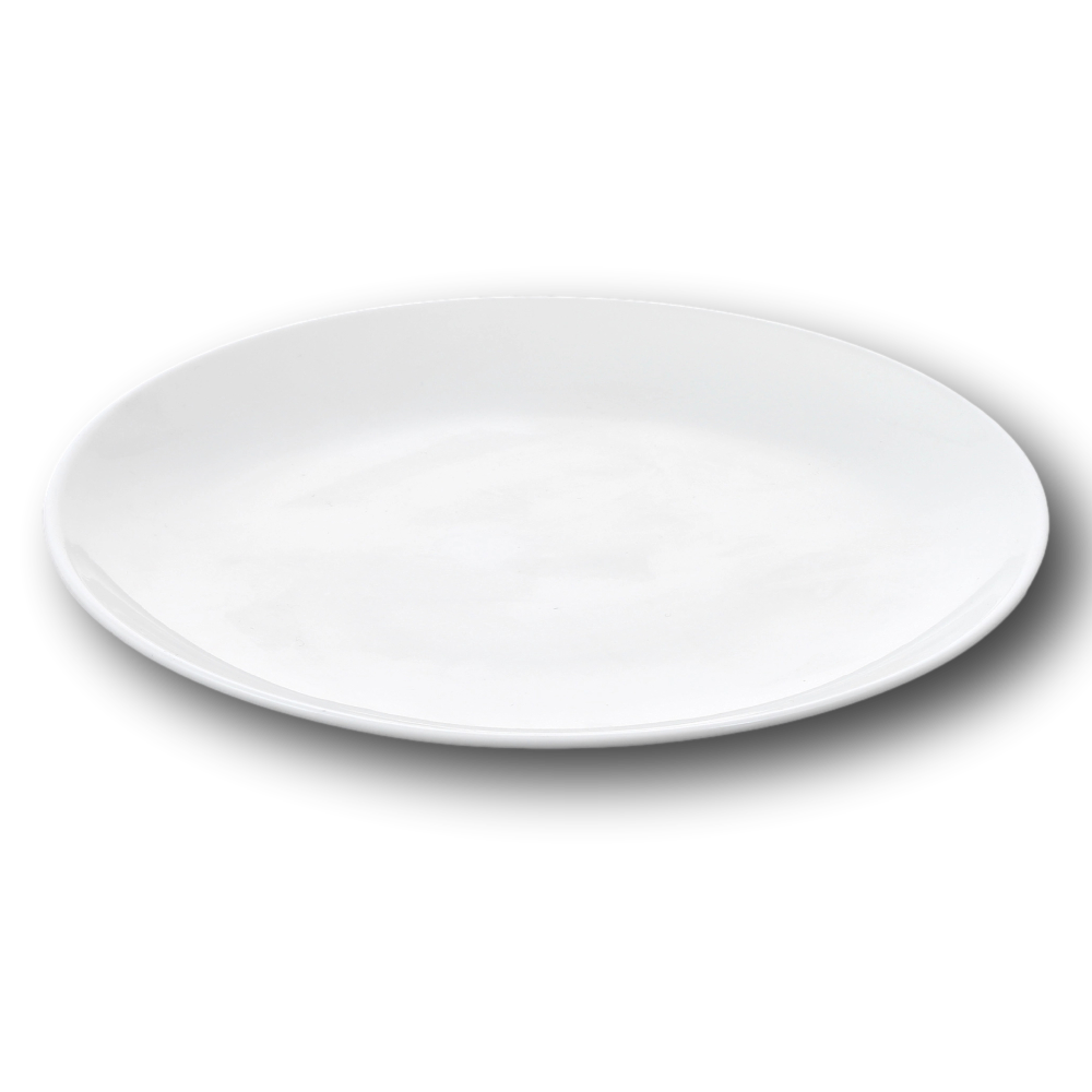 Тарелка белая, Ø=23 см